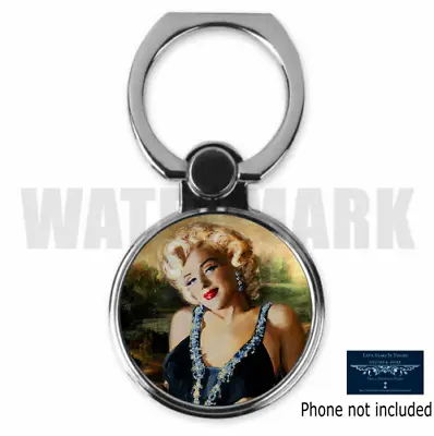 Marilyn Monroe Portrait Art Design Round Mobile Phone Ring Holder Stand  • $16.74