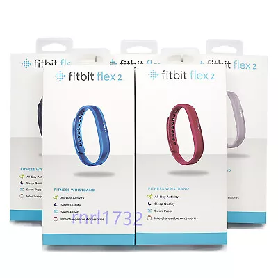 Fitbit Flex 2 Health Activity Bluetooth Fitness Tracker Monit Sports Band • $98.87