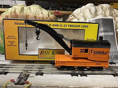 MTH Railking 30-7917 Conrail Crane Car  C7 In Original Packaging • $42.50