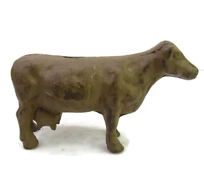 VTG 6  X 3.5  Cast Iron Dairy Milk Cow (Screw Is A Bit Loose) • $22.50