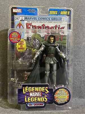 Dr. Doom Marvel Legends Series 2 II Toybiz 2002 - NEW UNOPENED MONMC • $24.95