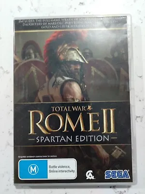 Total War Rome 2 Spartan Edition PC 3 DVD Set Sega Rating M • $5