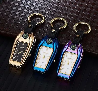 Multifunction Lighter USB ELECTRONICS LIGHTER Torch Compass Tool Luxury GIFT • $14.99