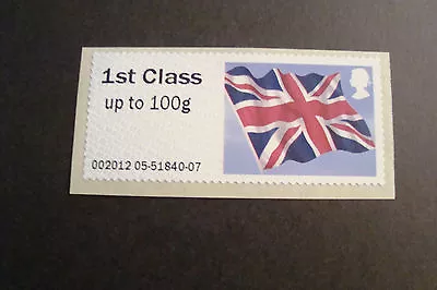 ~GB~2012~ Post & Go Stamp Labels Pack~Union Jack~MNH~P&G8~UK Seller • £3.85