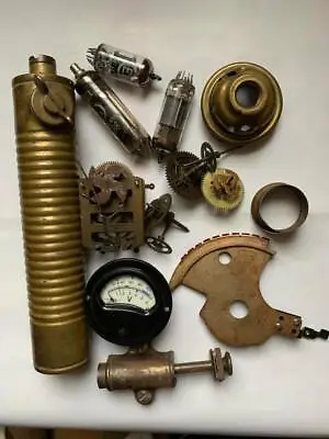 Lot For Steampunk Project Brass Manometer GearCogs • $39.99