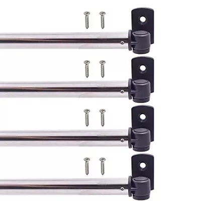 4 Pack Magnetic Curtain Rod For Metal Door Window Sash Curtain Rod 16-28 Inch • $29.99