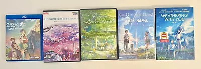 Makoto Shinkai Anime Collection DVD Blu-ray 5 Movies/Films • $30