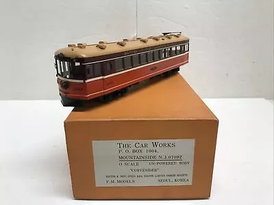 $750 • Buy The Car Works O Scale Dayton & Troy  Curvesider  Streetcar  (Custom Painted)