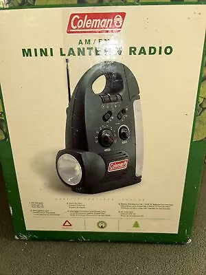 Coleman AM/FM Mini Lantern 2000  Radio Emergency Camping Preparedness Sealed New • $30.99