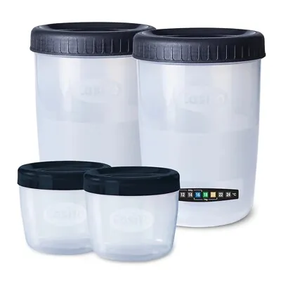 Easiyo Extra X2 1kg Yogurt Jars & X2 Lunchtakers (2 Of Each) For Use With Maker • £14.99