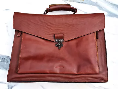 Royal Republiq Mens Leather Laptop Work Bag • £35