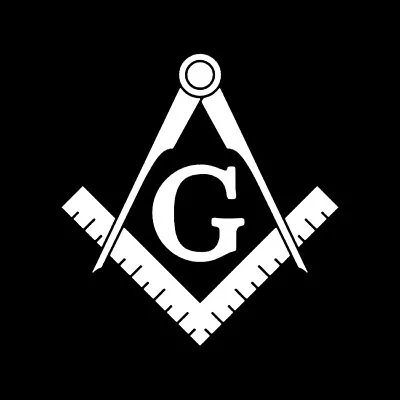 Freemason Vinyl Sticker Decal Masonic G Car Window • $3.49