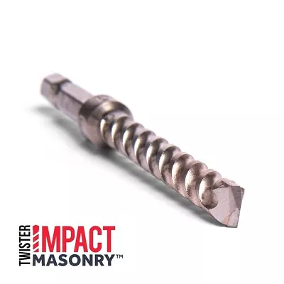 Armeg Stubby Twister Impact Driver Rated Masonry Drill BitsSizes In 4mm To 7mm • £6.59