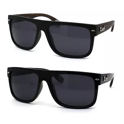 Locs Hipster Gangster Hardcore Flat Top Horn Rim Sunglasses • $12.95