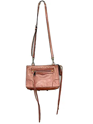 Rebecca Minkoff Pink Leather Crossbody/Shoulder Bag Adjustable Strap • $24.99