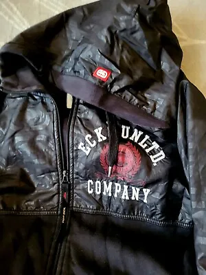 Ecko Unltd 1972 Black Jacket Size M EXCELLENT CONDITION RARE • £10
