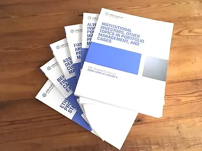 CFA Program Curriculum 2020 CFA Level 3 Full Set 6 Books Unmarked • £50