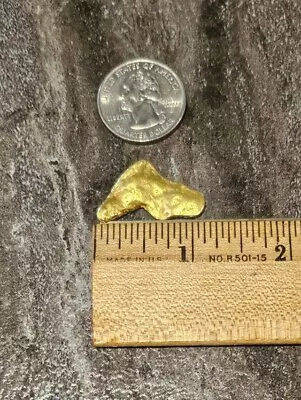 Natural Placer Gold Nugget 9.1 Grams Boot Shaped Northern California NICE💛 • $462