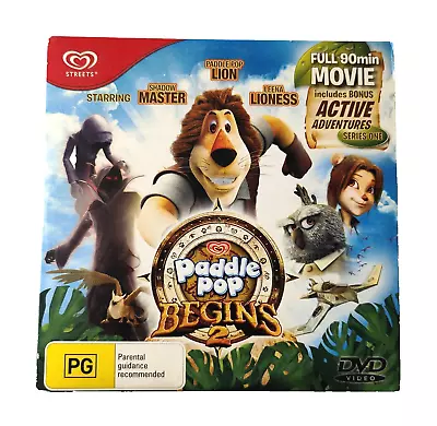 Paddlepop Begins DVD Full Length Paddle Pop Lion Movie + Dinoterra 11 Episodes • $9.98