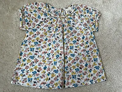 Mini Boden Girls Floral Blouse Top Easter Size 2-3 Years • $24.99