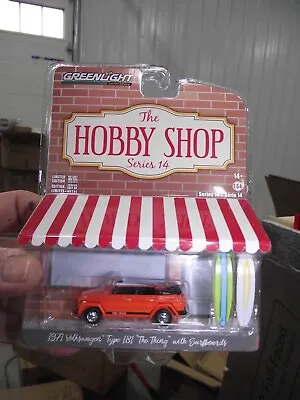 Greenlight 1/64 Hobby Shop 1971 Volkswagen Type 181 Thing Orange NIB • $9.99