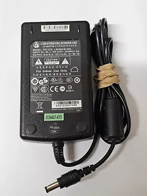 Genuine INTERNATIONAL AC Adapter Model LSE9901B1260 PSU  12V 5.0A 60W LI SHIN • £8.99