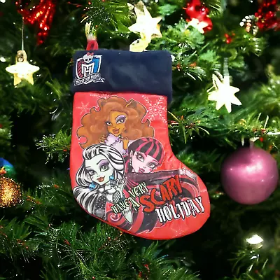 Monster High Have A Very Scary Holiday Christmas Stocking NWOT • $21.35