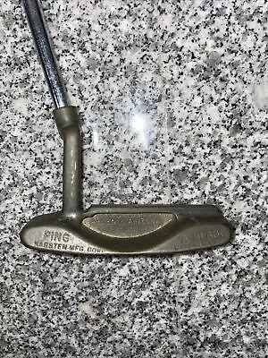 Vintage Ping A-Blade Putter Karsten RH 35  Made In USA Ping Golf Pride Grip • $25