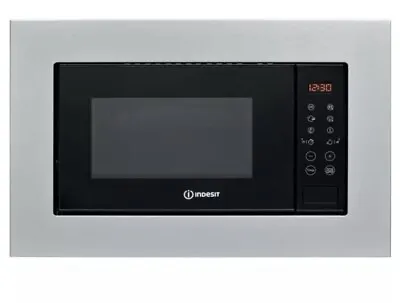 1000W Indesit Built-In Microwave With Grill Stainless Steel • £200