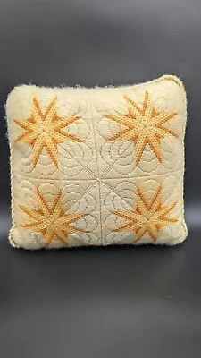 Mid Century Modern Vintage Decorative Throw Pillow Stars 12 Inch • $24.99