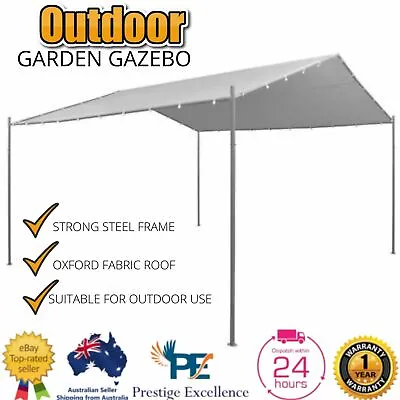 $163.93 • Buy Canopy Tent Portable Garden Gazebo Steel Carport Shelter Outdoor Waterproof Shed