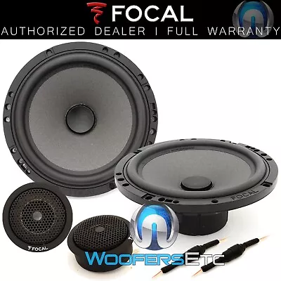 Focal Isn-165 6.5  60w Rms Slim Shallow Mount Component Speakers Tweeters New • $229.99