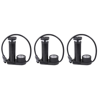 £37.72 • Buy 3 PCS High Pressure Foot Pump Ergonomic Bike Valve Portable