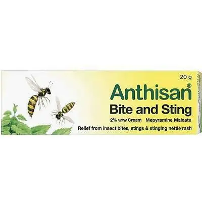 Anthisan Bite & Sting Cream 20g Insect Sting Relief • £10.99