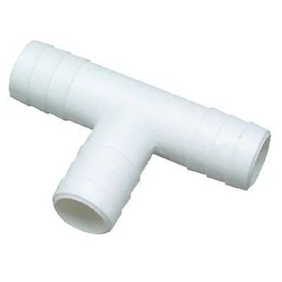 1-1/8 Inch Plastic 3 Way Tee Hose Fitting For Boats • $14.02