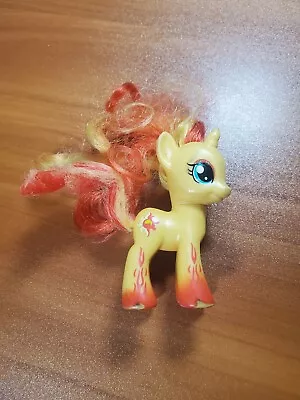 My Little Pony G4 2010 Sunset Shimmer Unicorn Brushable Figure • $11.99