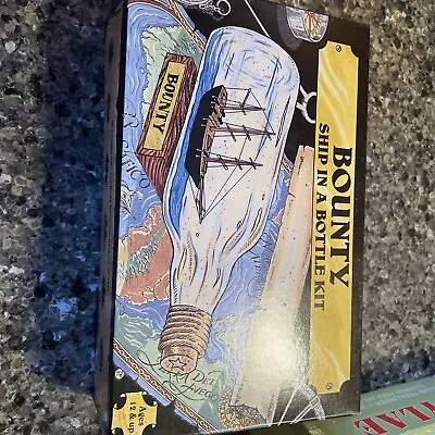 Bounty Ship In A Bottle Kit Model #205 1984 Vintage Woodkrafter Kits Opened • $5