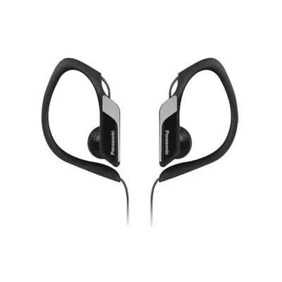 Panasonic RP-HS34E-K Water Resistant Sports Clip Earphones - Black • £29.48