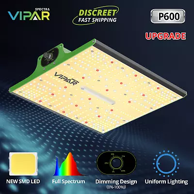 VIPARSPECTRA Upgrade P600 LED Grow Light Full Spectrum Indoor Veg Flower Plants • $99.99