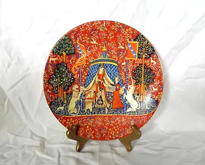 Haviland Limoges LA DAME A LA LICORNE The Lady And The Unicorn Plate #1 1977 • $14.99