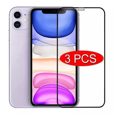 $5.98 • Buy 3X Tempered Glass Screen Protector For Apple IPhone 6 7 8 Plus X XR XS MAX 11 12