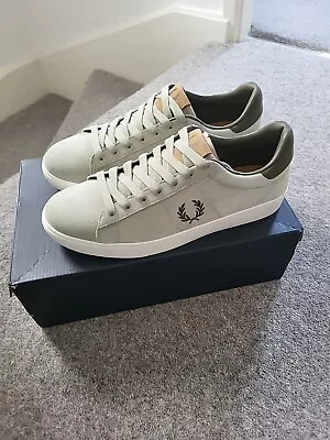 Fred Perry Mens Shoes Spender Suede Nubuck UK  Size 8 Bnwt • £40