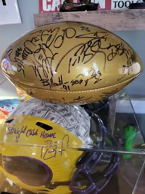 Tom Brady And Team Signed Autograph Football • $1300