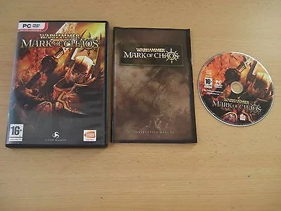 WARHAMMER MARK OF CHAOS Pc DVD Rom - FAST DISPATCH • £4.25