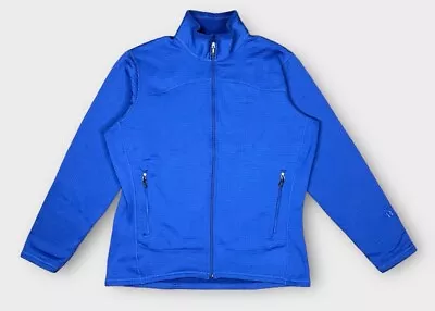 Patagonia Jacket Men's Size Large Blue R1 Regulator Full Zip Grid Waffle Fleece • $49.95