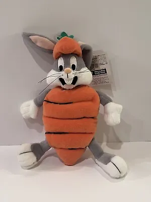 Vintage Bean Bag Plush MWT Warner Bros Studio Store - BUGS BUNNY IN CARROT • $10.99