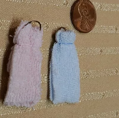 Miniature Dollhouse Or Room Box  Bath Hand Towels Set Of 2 • $2.50