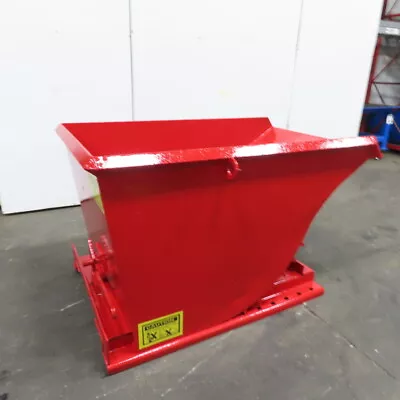 1 CU Yard Self Dumping Trash Scrap Hopper 60 X40 X38  OD • $999.99