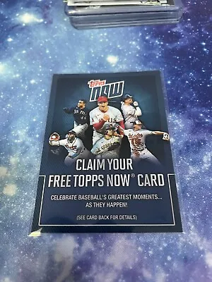 2023 Topps Series 2 Free Topps Now Coupon Card $10 USD Value • $7.32