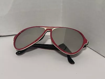 VTG 70S  I SKI  SUNGLASSES MIRRORED LENSE SKI GLASSES RED WHITE Snow Mass • $99.95